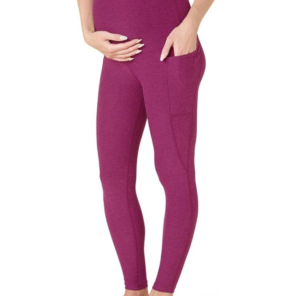 Beyond Yoga Beyond the Bump High-Waisted Maternity Leggings